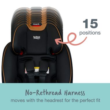 Britax&reg; One4Life&reg; Premium ClickTight All-in-One Car Seat in Ace Black. View a larger version of this product image.