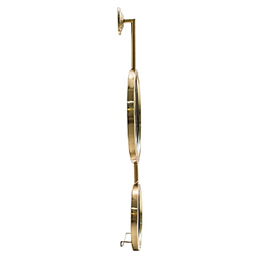 A&amp;B Home 11-Inch x 28.5-Inch Metal Contemporary Mirror in Gold. View a larger version of this product image.