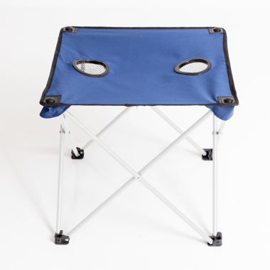 Simply Essential&trade; Foldable Camp Table in True Navy. View a larger version of this product image.