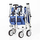 Alternate image 8 for Simply Essential&trade; Outdoor Folding Wagon with Cupholders in True Navy