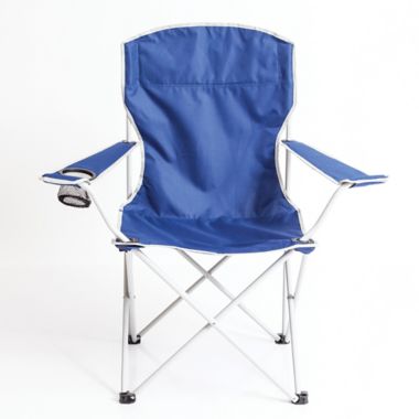 Simply Essential&trade; Outdoor Folding Chair in Navy. View a larger version of this product image.