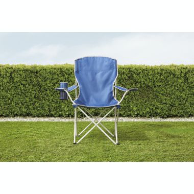 Simply Essential&trade; Outdoor Folding Chair in Navy. View a larger version of this product image.