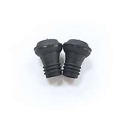 Our Table™ Wine Stoppers in Black (Set of 2)