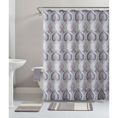 VCNY Home Nomad Multicolored Fabric Shower Curtain 