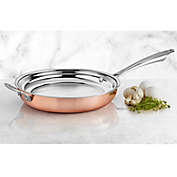 Cuisinart&reg; Copper Tri-Ply Stainless Steel 12-Inch Skillet with Helper Handle