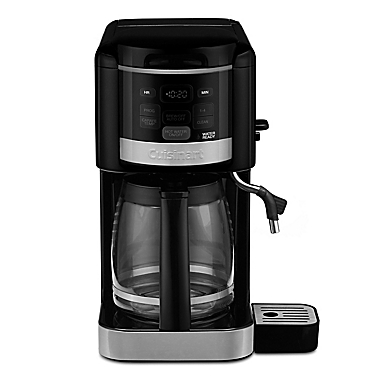 Cuisinart&reg; Coffee Plus&trade; 12-Cup Programmable Coffee Maker in Black. View a larger version of this product image.