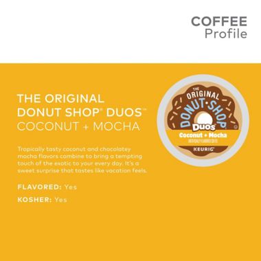 The Original Donut Shop&reg; Duos Coconut + Mocha Keurig&reg; K-Cup&reg; Pods, 24 Count. View a larger version of this product image.