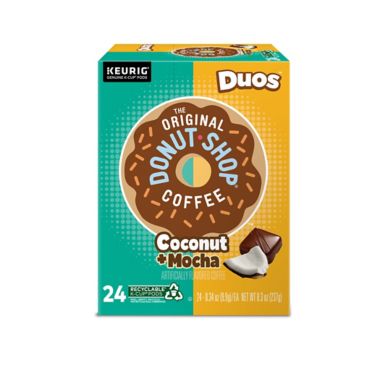 The Original Donut Shop&reg; Duos Coconut + Mocha Keurig&reg; K-Cup&reg; Pods, 24 Count. View a larger version of this product image.
