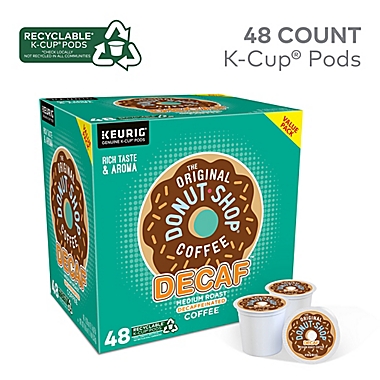 The Original Donut Shop&reg; Decaf Coffee Value Pack Keurig&reg; K-Cup&reg; Pods 48-Count. View a larger version of this product image.
