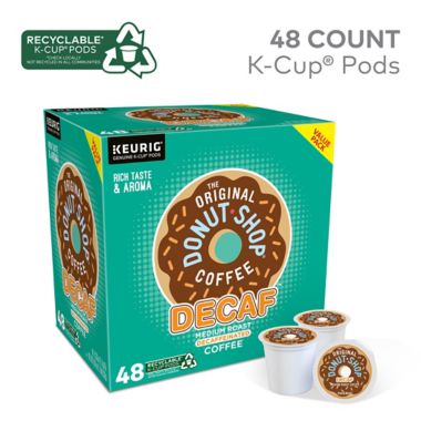 The Original Donut Shop&reg; Decaf Coffee Value Pack Keurig&reg; K-Cup&reg; Pods 48-Count. View a larger version of this product image.