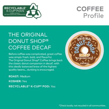 The Original Donut Shop&reg; Decaf Coffee Value Pack Keurig&reg; K-Cup&reg; Pods 48-Count. View a larger version of this product image.