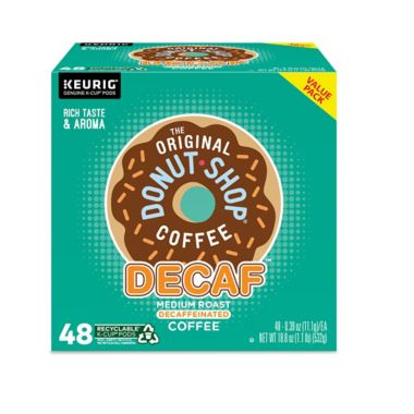 The Original Donut Shop&reg; Decaf Coffee Value Pack Keurig&reg; K-Cup&reg; Pods 48-Count. View a larger version of this product image.