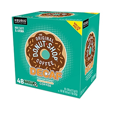 The Original Donut Shop&reg; Decaf Coffee Value Pack Keurig&reg; K-Cup&reg; Pods 48-Count. View a larger version of this product image.