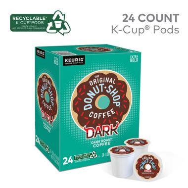 The Original Donut Shop&reg; Dark Coffee Keurig&reg; K-Cup&reg; Pods 24-Count. View a larger version of this product image.
