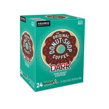 The Original Donut Shop&reg; Dark Coffee Keurig&reg; K-Cup&reg; Pods 24-Count. View a larger version of this product image.