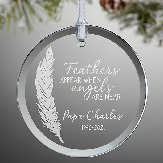 Christmas In Loving Memory Bauble Vinyl Decal Sticker Special Gift Personalised