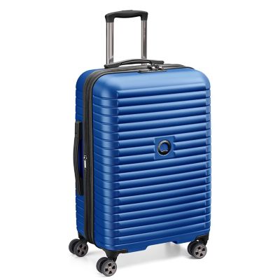 DELSEY PARIS Cruise 3.0 24-Inch Hardside Spinner Checked Luggage in Blue