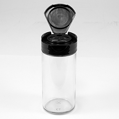 Simply Essential&trade; Shaker Spice Jar in Black. View a larger version of this product image.