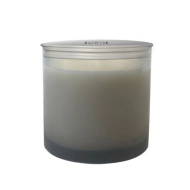 Everhome&trade; Sanoli Rose &amp; Sage 14 oz. 3-Wick Jar Candle with Lid in Grey. View a larger version of this product image.