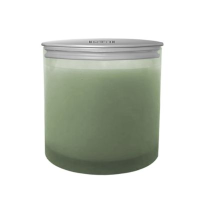Everhome&trade; Bergamot &amp; Basil 14 oz. 3-Wick Jar Candle with Lid in Green