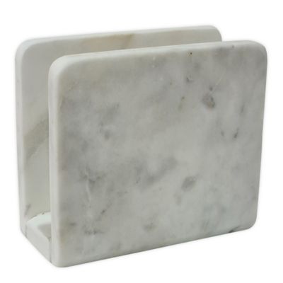 Our Table&trade; Marble Napkin Holder in Natural