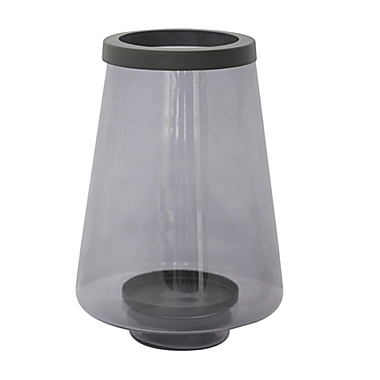 E MODERN&reg; Hurricane Glass 8.25-Inch Pillar Candle Holder. View a larger version of this product image.