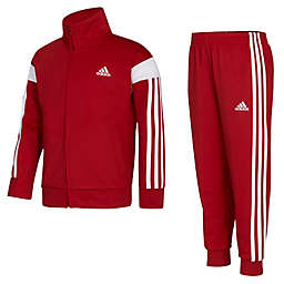 adidas® 2-Piece Event 21 Tricot Tracksuit Set in Red