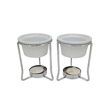Simply Essential&trade; Butter Warmers in White (Set of 2). View a larger version of this product image.