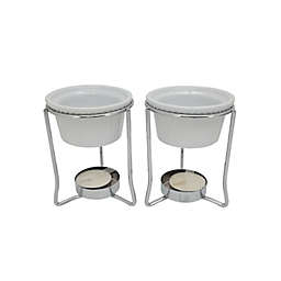 Simply Essential™ Butter Warmers in White (Set of 2)