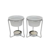 Simply Essential&trade; Butter Warmers in White (Set of 2)