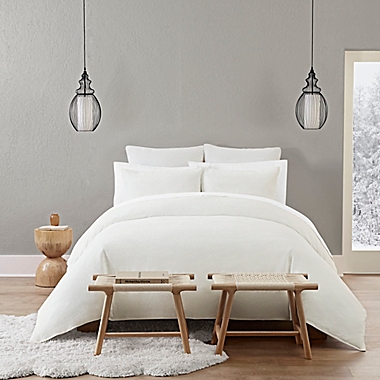 UGG&reg; Grace 2-Piece Twin Comforter Set in Snow. View a larger version of this product image.