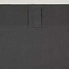 Alternate image 1 for Studio 3B&trade; Belgian Linen Rod Pocket Back Tab 84-inch Window Curtain Panel in Graphite
