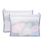 Simply Essential&trade; Mesh Delicates Wash Bags in White (Set of 2)