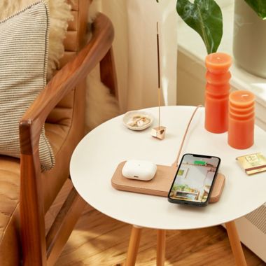 Courant Essentials&reg; Catch:2 Wireless Charger in Camel. View a larger version of this product image.