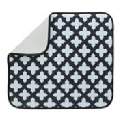 Simply Essential&trade; Starburst Dish Drying Mat in Grey/Black
