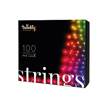 Twinkly&trade; 100-Light Multicolored String Lights in Green/Multi. View a larger version of this product image.
