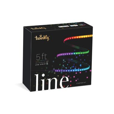 Twinkly&trade; 100-Light RGB String Lights in Black/Multi. View a larger version of this product image.