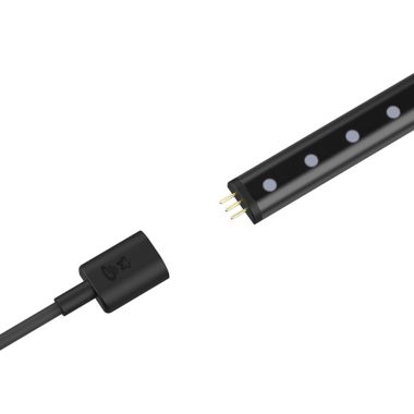 Twinkly&trade; 100-Light RGB String Lights in Black/Multi. View a larger version of this product image.