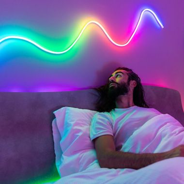 Twinkly&trade; Flex 200-Light RGB String Lights in White/Multi. View a larger version of this product image.