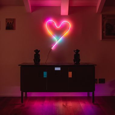 Twinkly&trade; Flex 200-Light RGB String Lights in White/Multi. View a larger version of this product image.