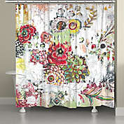Laural Home&reg; Abstract Bouquet 71-Inch x 72-Inch Shower Curtain