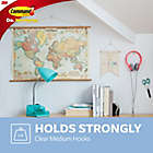 Alternate image 1 for 3M Command&trade; Damage-Free Hanging Medium Wall Hooks in Clear (Set of 2)