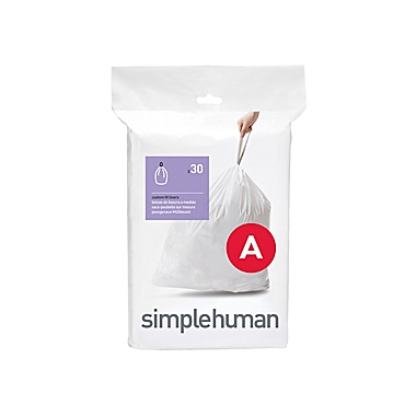 simplehuman&reg; Code A 30-Pack 4.5-Liter Custom Fit Liners. View a larger version of this product image.