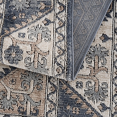 Madison Park&reg; Dakota 8&#39;x10&#39; Tiled Border Area Rug in Blue/Cream. View a larger version of this product image.
