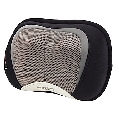 HoMedics&reg; 3D Shiatsu Body Massager with Heat in Black/Grey. View a larger version of this product image.
