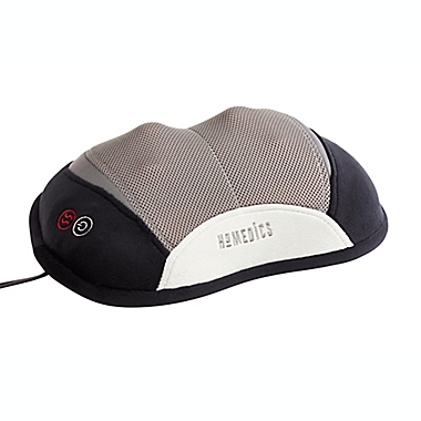 HoMedics&reg; 3D Shiatsu Body Massager with Heat in Black/Grey. View a larger version of this product image.