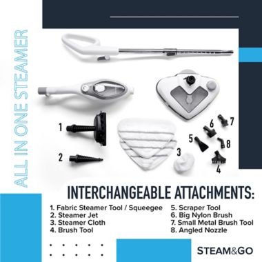 Steam and Go Housekeeper&trade; SAG806D 8-in-1 All-Purpose Steam Cleaner. View a larger version of this product image.