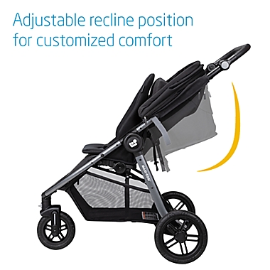 Maxi-Cosi&reg; Gia XP 3-Wheel Single Travel System in Black. View a larger version of this product image.