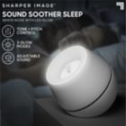 Alternate image 1 for Sharper Image&reg; Sound Soother White Noise Machine with LED Glow
