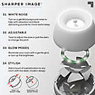 Alternate image 2 for Sharper Image&reg; Sound Soother White Noise Machine with LED Glow